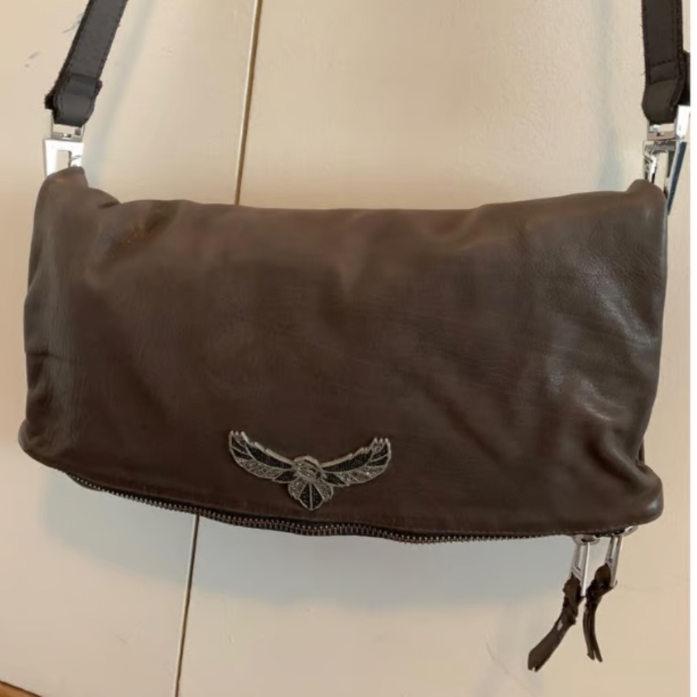 Zadig & Voltaire Rock Leather Handbag - Picture 4 of 16